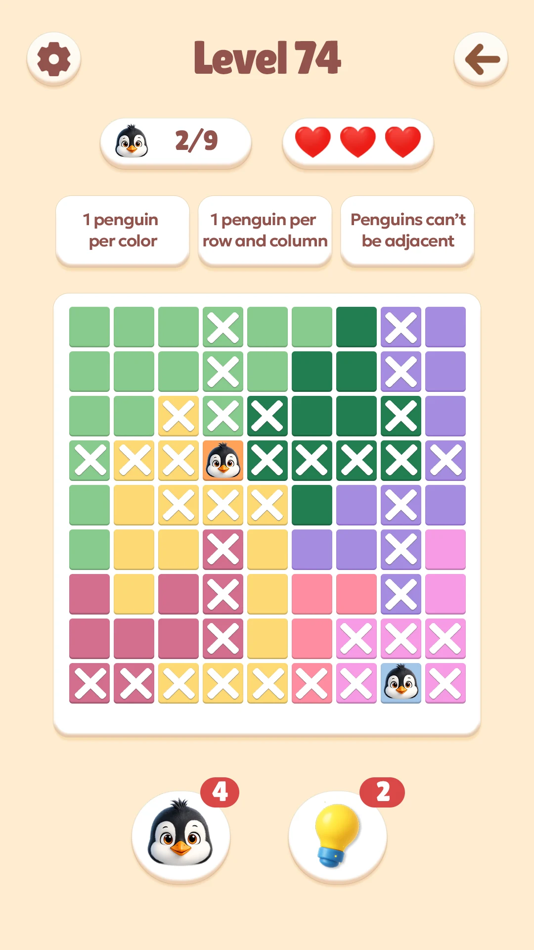Pengdoku - Logic Puzzle Games screenshot