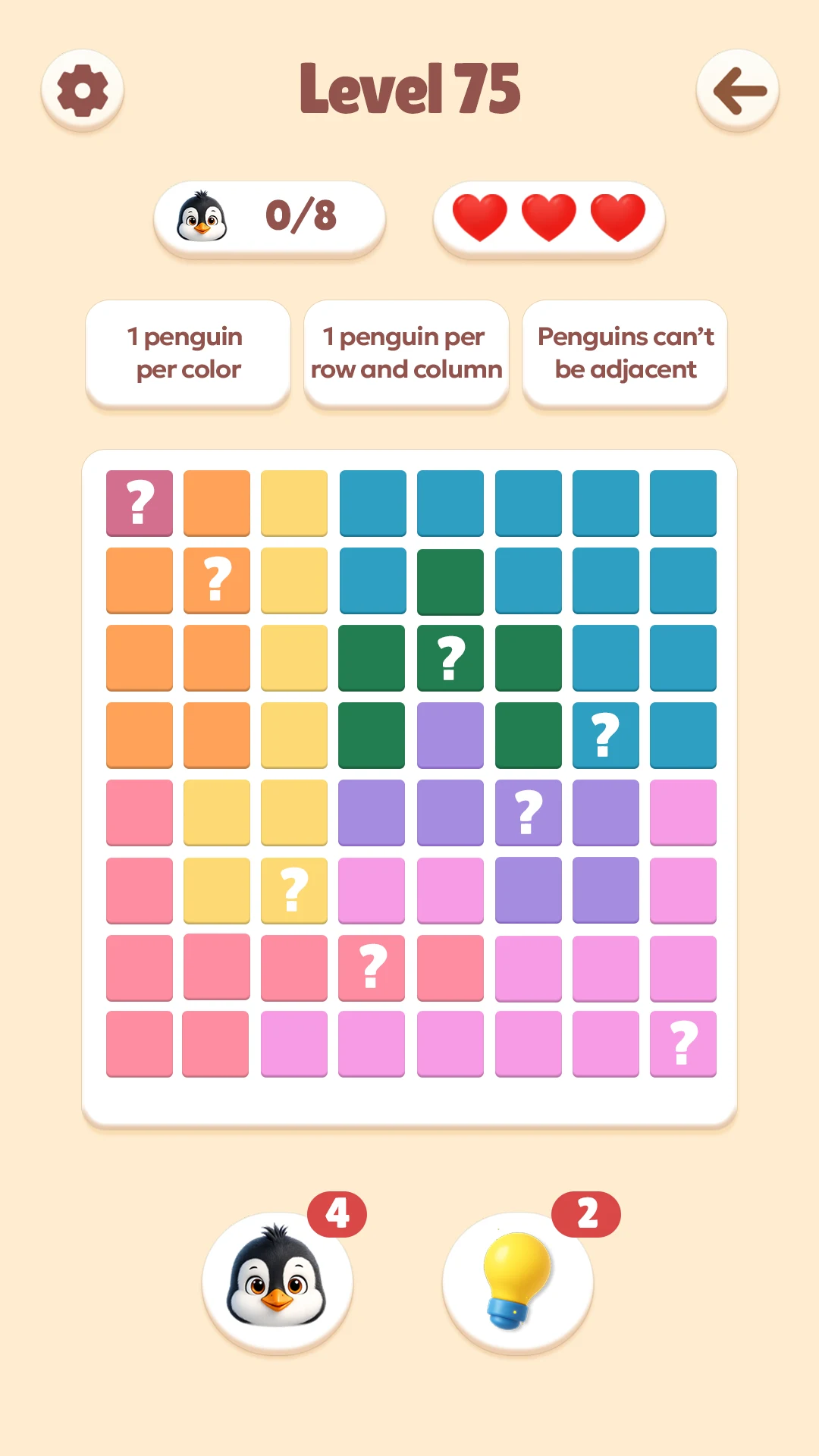 Pengdoku - Logic Puzzle Games screenshot