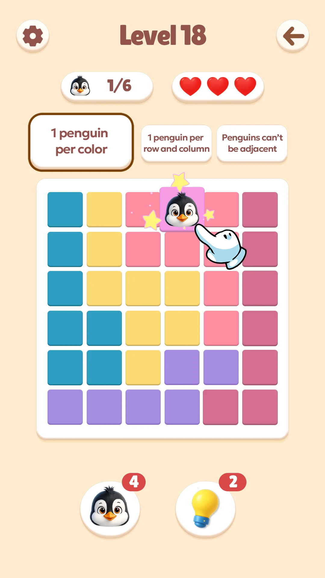 Pengdoku - Logic Puzzle Games screenshot